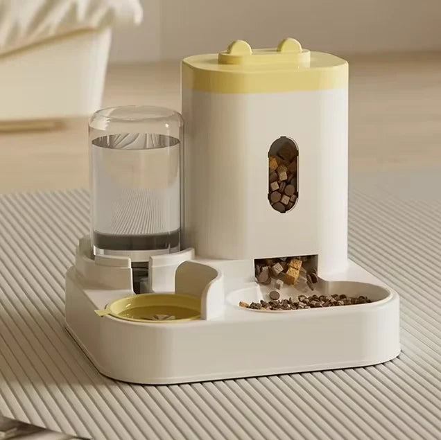 Pet Feeder 2-In-1 Automatic Water Fountain
