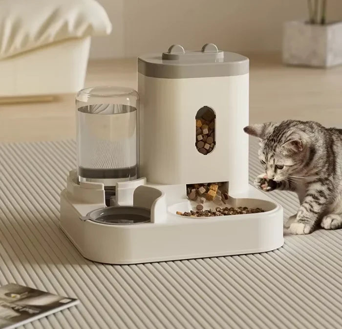 Pet Feeder 2-In-1 Automatic Water Fountain