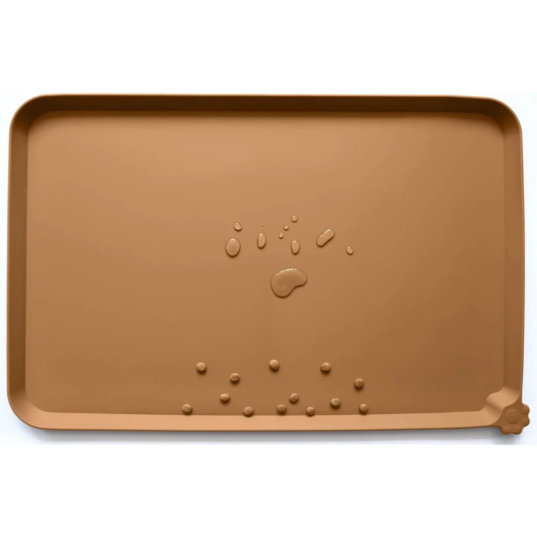 Pet Feeding Mat Raised Edges Waterproof Non-Slip Backing
