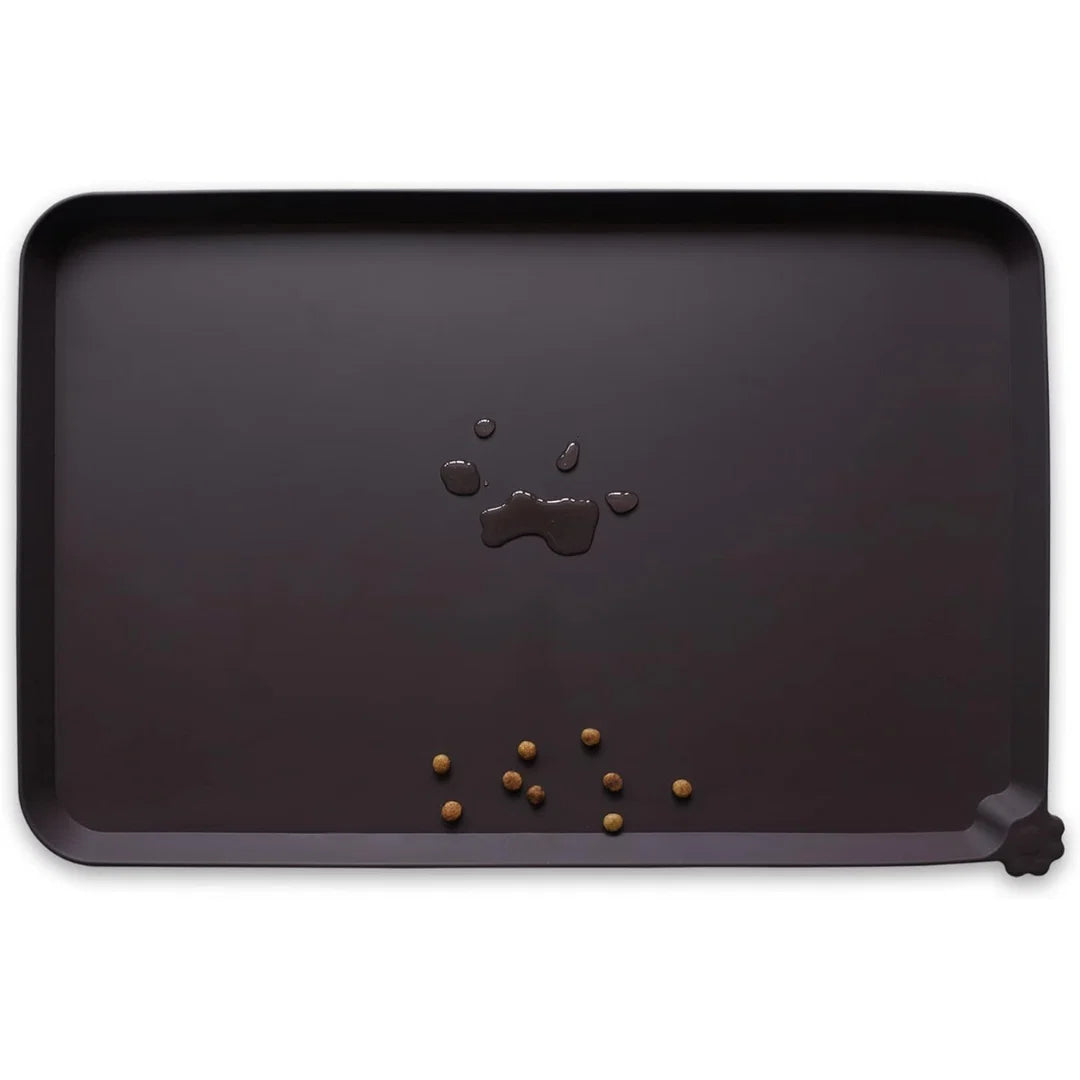 Pet Feeding Mat Raised Edges Waterproof Non-Slip Backing