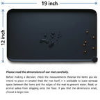Pet Feeding Mat Raised Edges Waterproof Non-Slip Backing