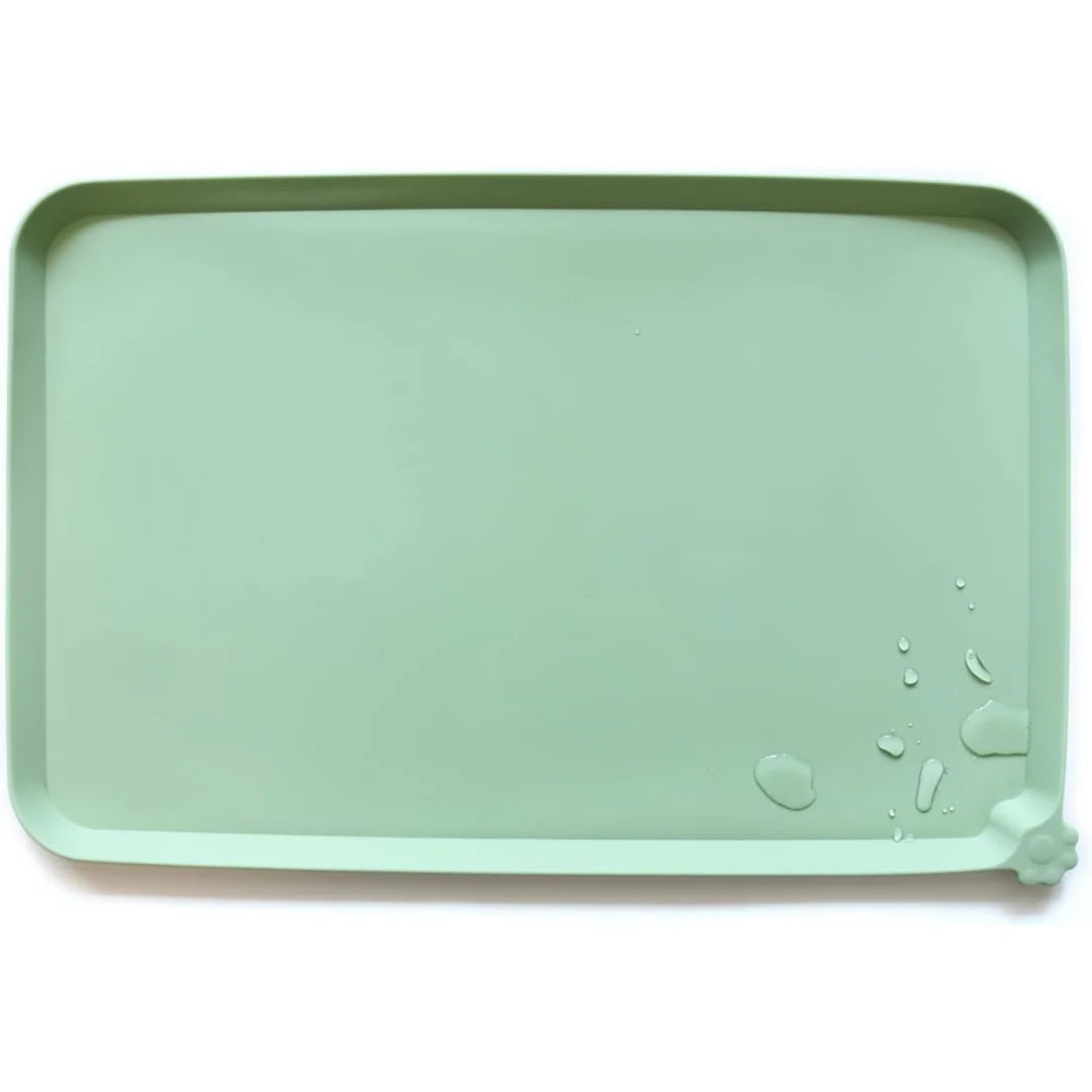 Pet Feeding Mat Raised Edges Waterproof Non-Slip Backing