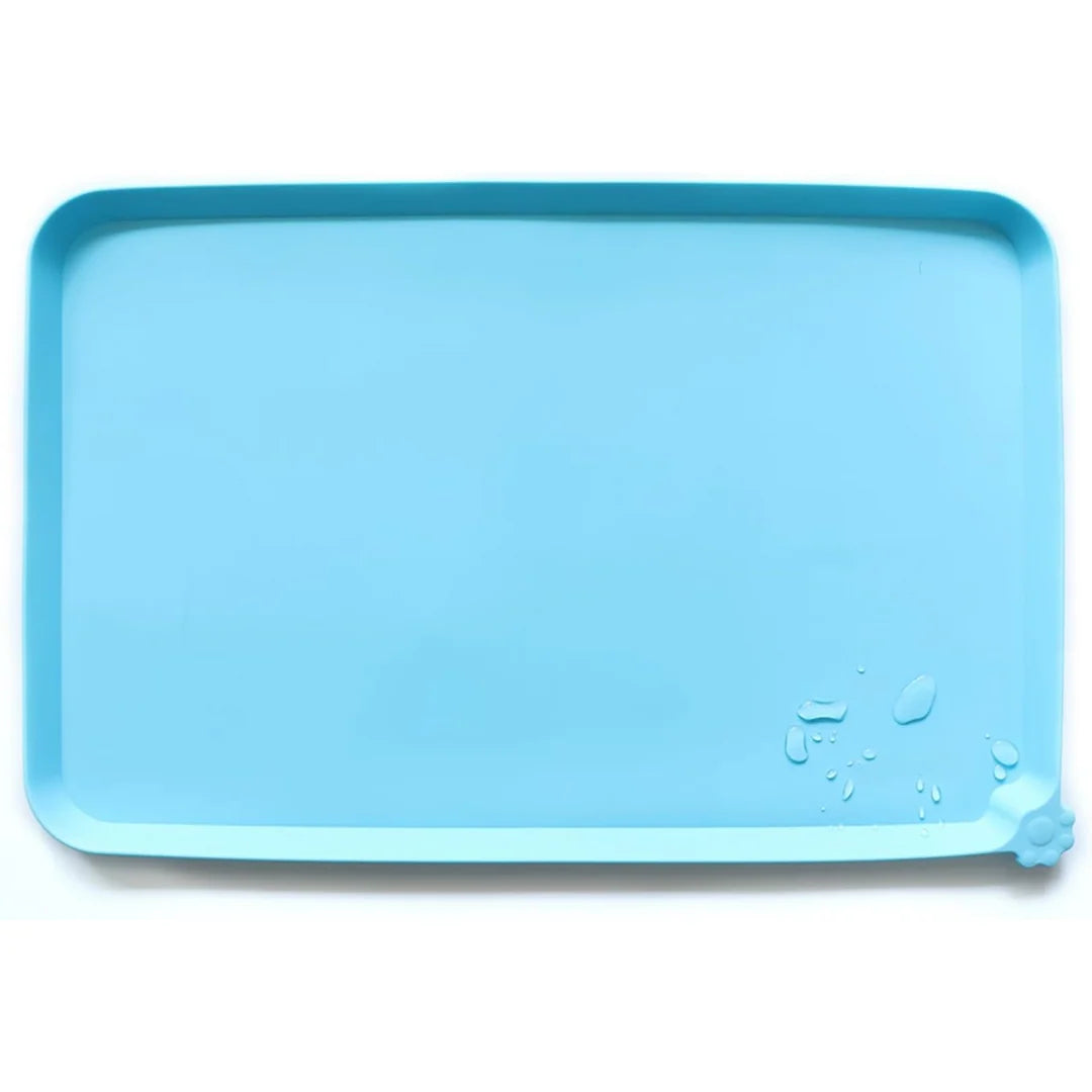Pet Feeding Mat Raised Edges Waterproof Non-Slip Backing