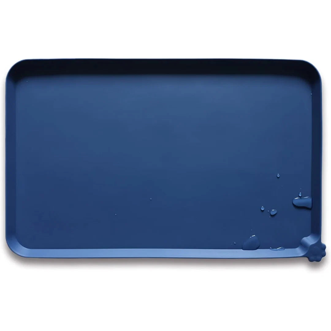 Pet Feeding Mat Raised Edges Waterproof Non-Slip Backing