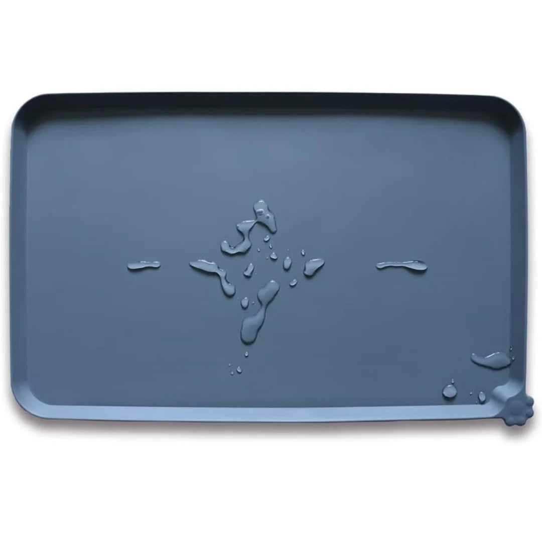 Pet Feeding Mat Raised Edges Waterproof Non-Slip Backing