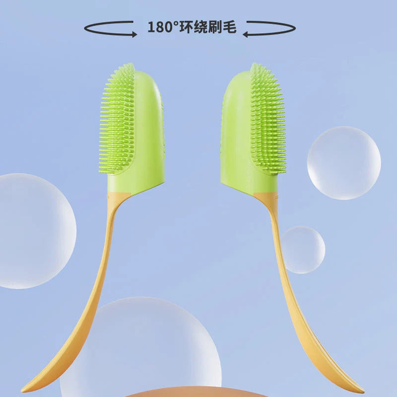 Pet Finger Toothbrush Ergonomic Soft Bristles Durable & Reusable