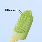 Pet Finger Toothbrush Ergonomic Soft Bristles Durable & Reusable