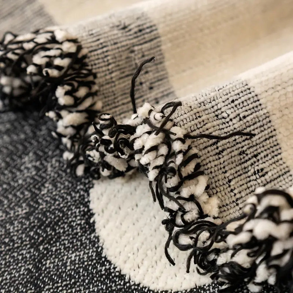 Pet-Friendly Chenille Tassel-Accent Sofa Cover (Machine Washable)