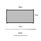 Pet Gate Retractable Mesh & Pressure-Mounted Expandable To 72 Inches