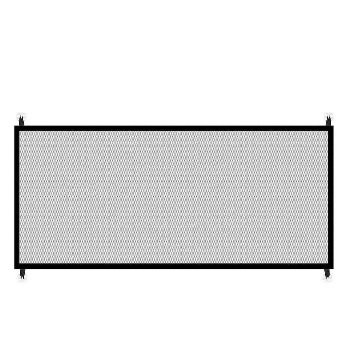 Pet Gate Retractable Mesh & Pressure-Mounted Expandable To 72 Inches
