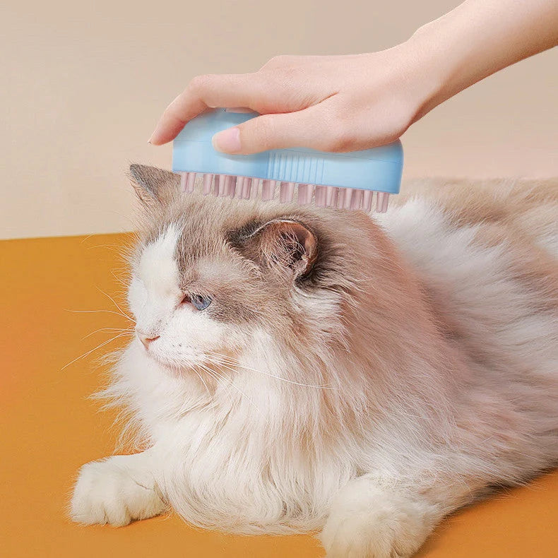Pet Grooming Brush Cats & Dogs USB-Rechargeable UV Light