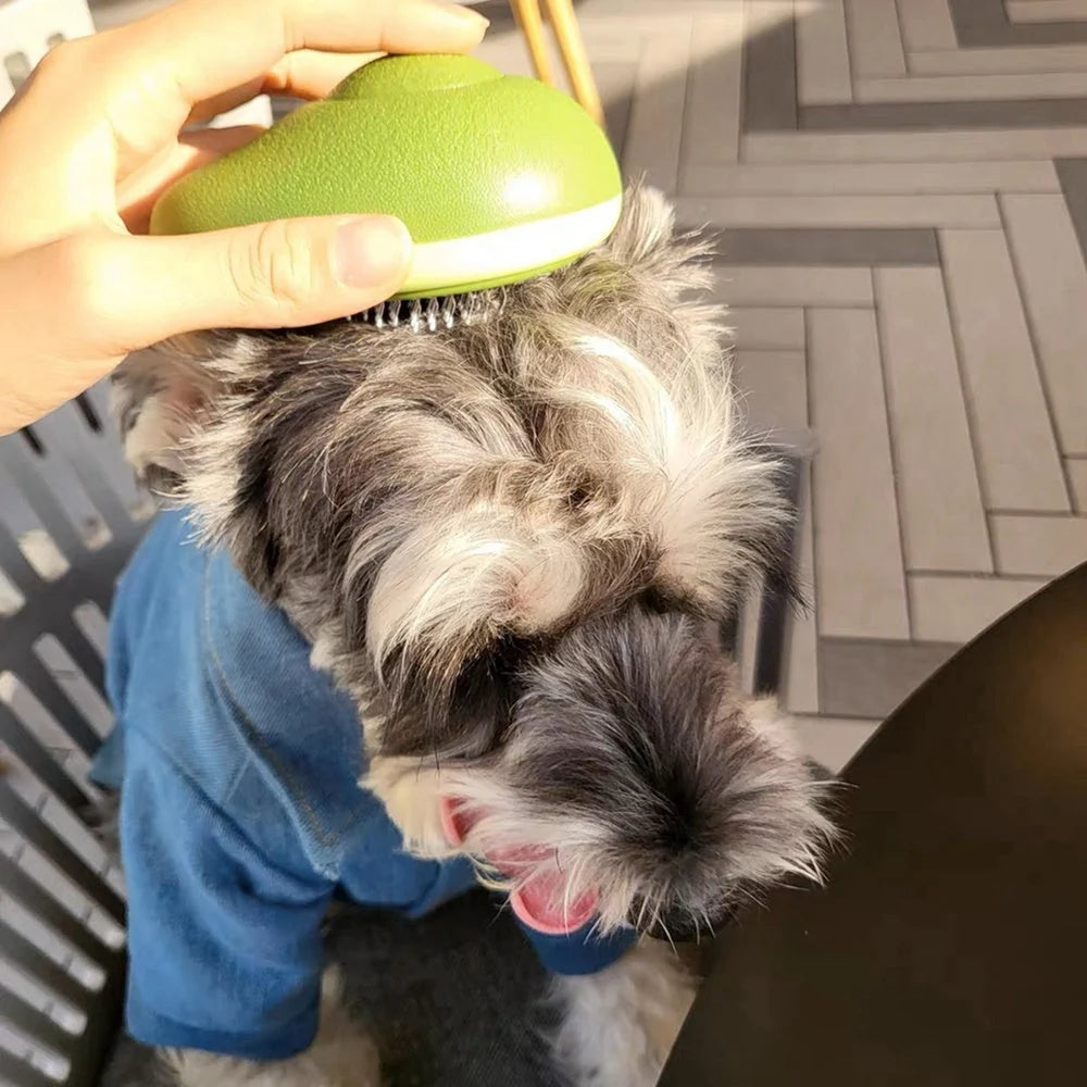 Pet Grooming Brush One-Click Clean For Cats & Dogs