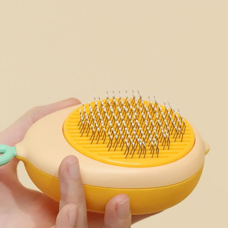 Pet Grooming Brush One-Click Clean For Cats & Dogs
