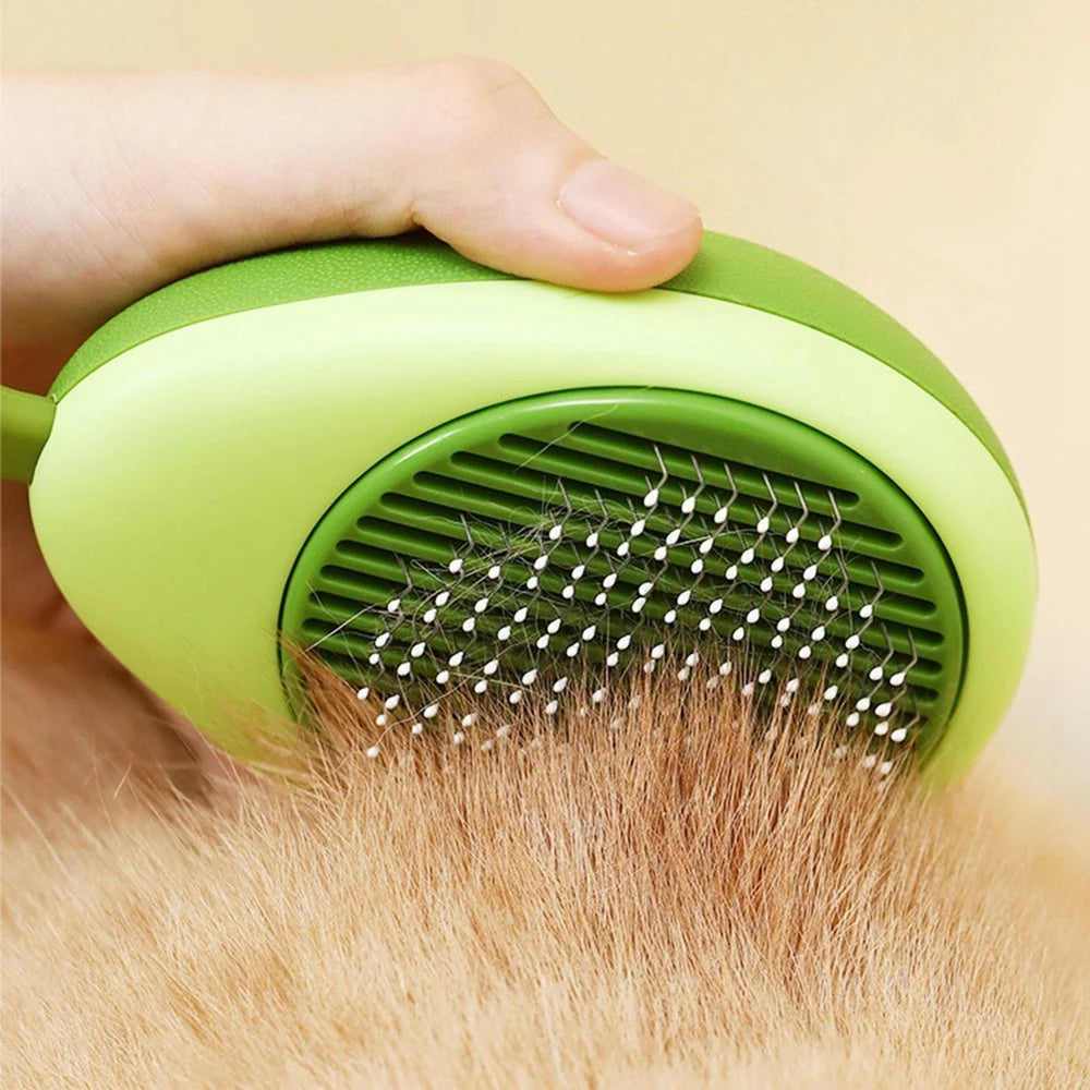 Pet Grooming Brush One-Click Clean For Cats & Dogs