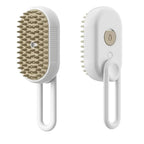 Pet Grooming Brush Steam De-Shedding Silicone Bristles