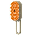 Pet Grooming Brush Steam De-Shedding Silicone Bristles