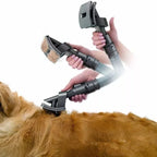 Pet Grooming Brush Vacuum Attachment Gentle Bristles & Undercoat Removal
