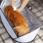 Pet Grooming Cape Waterproof Foldable Hair Catching