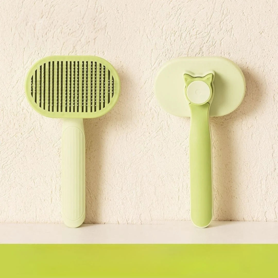 Pet Grooming Comb Fine-Tooth Dematting Lightweight & Ergonomic Grip