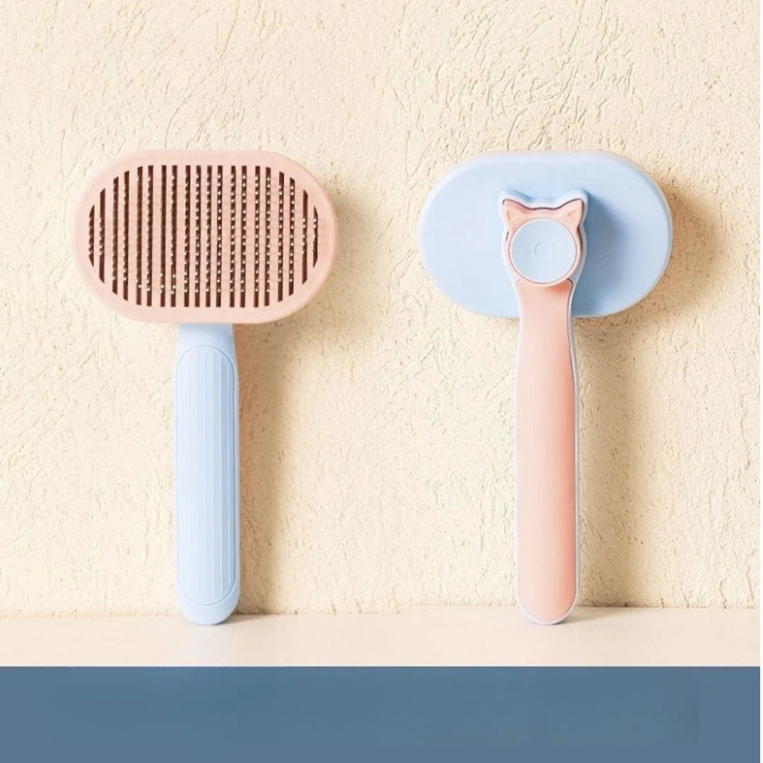 Pet Grooming Comb Fine-Tooth Dematting Lightweight & Ergonomic Grip