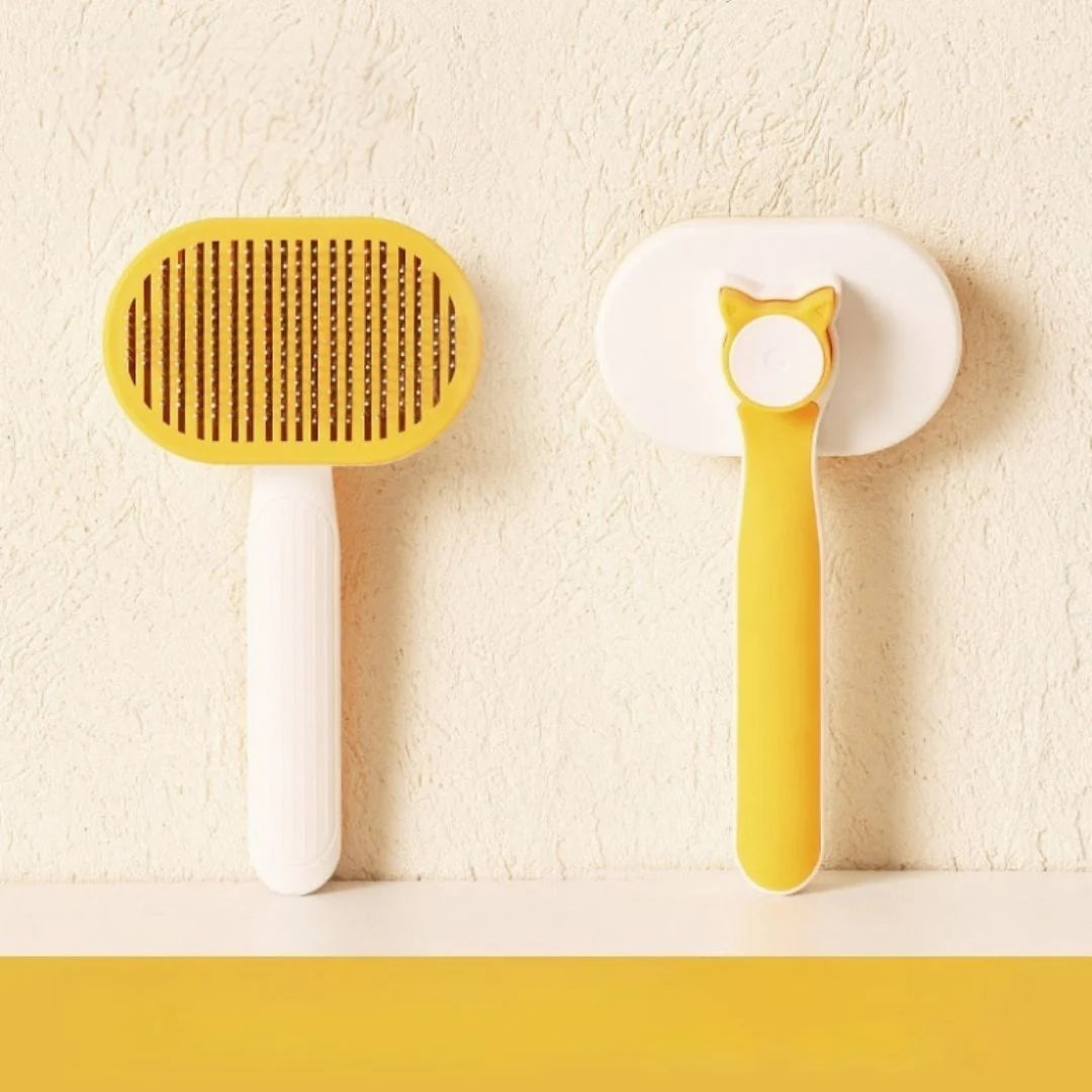 Pet Grooming Comb Fine-Tooth Dematting Lightweight & Ergonomic Grip