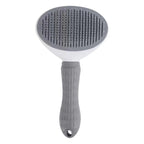 Pet Grooming Comb Stainless Steel One-Key Self-Cleaning