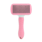 Pet Grooming Comb Stainless Steel One-Key Self-Cleaning