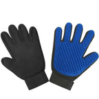 Pet Grooming Glove Five-Finger Deshedding Soft Rubber Tips