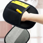 Pet Grooming Gloves Double-Sided Wet & Dry Hair Remover