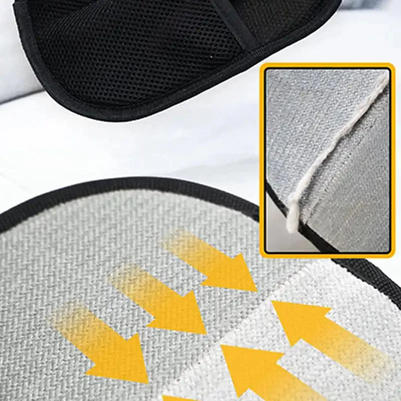 Pet Grooming Gloves Double-Sided Wet & Dry Hair Remover
