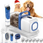 Pet Grooming Vacuum Kit 2-in-1 Clippers & Large Dustbin