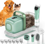 Pet Grooming Vacuum Kit 2-in-1 Clippers & Large Dustbin