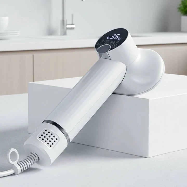 Pet Hair Dryer 2-In-1 Slicker Brush & Digital Display