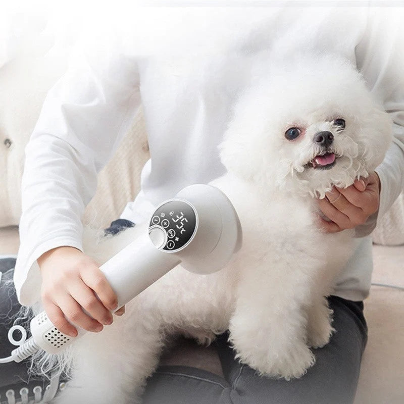 Pet Hair Dryer Blowing & Combing Silent Operation