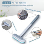 Pet Hair Remover Brush Double-Sided & Self-Cleaning Multi-Surface