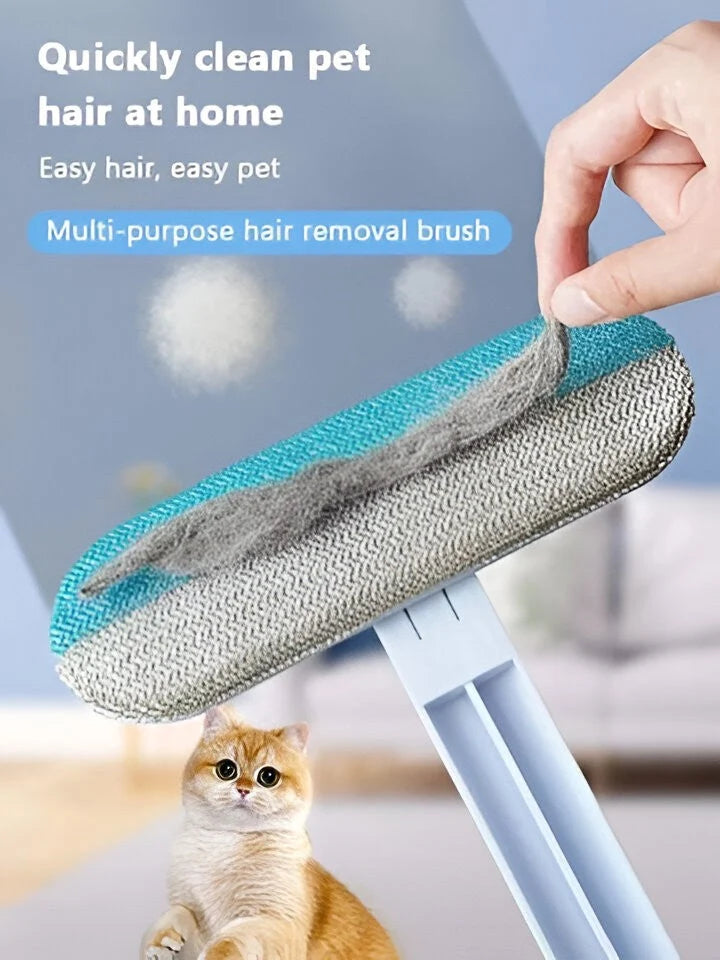 Pet Hair Remover Brush Double-Sided & Self-Cleaning Multi-Surface