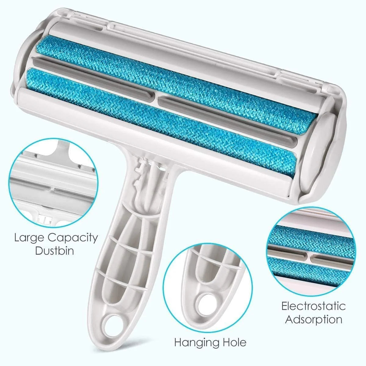 Pet Hair Remover Reusable Battery-Free Multi-Surface