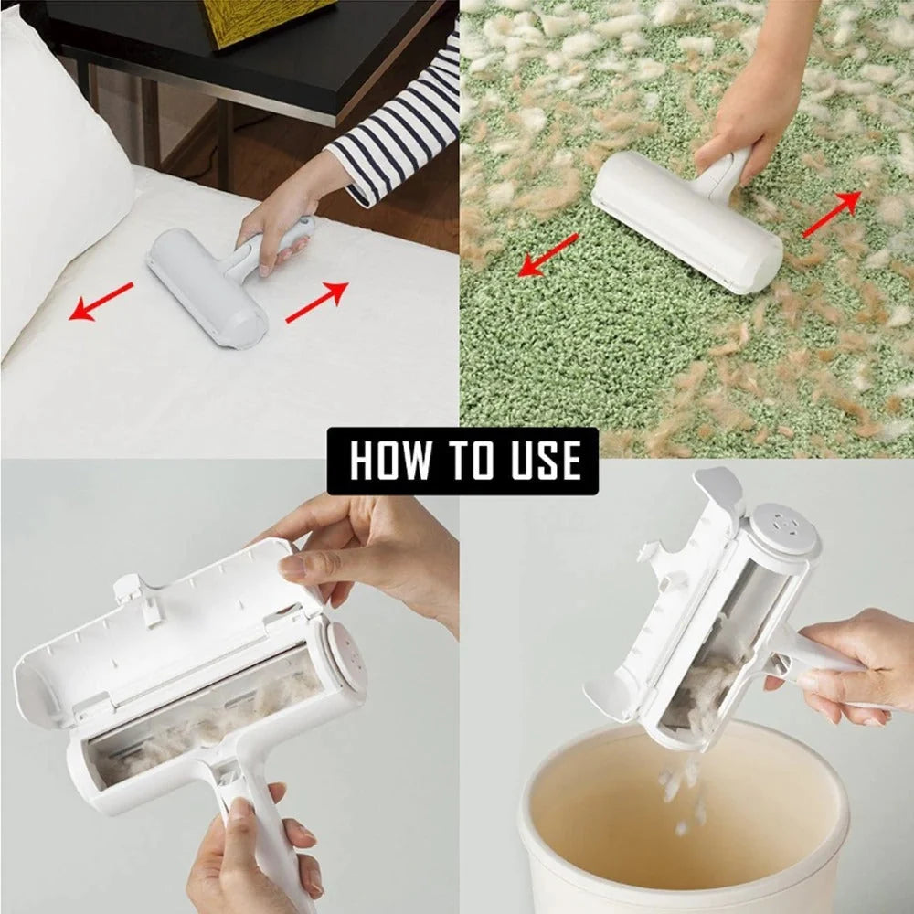 Pet Hair Remover Reusable Battery-Free Multi-Surface
