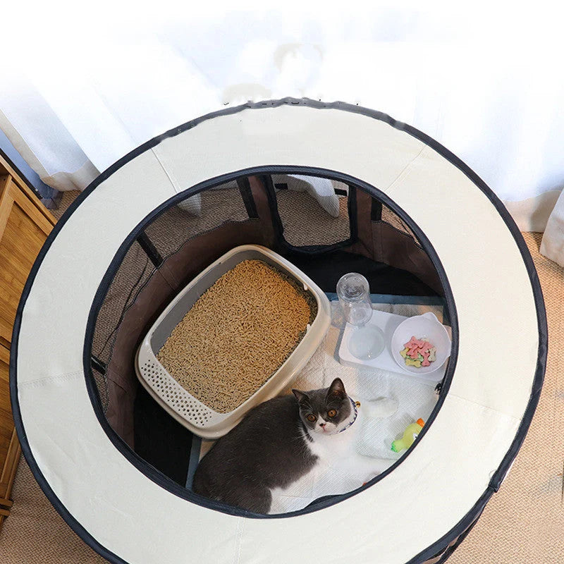 Pet House Breathable Mesh Detachable Window