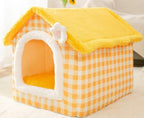 Pet House Self-Warming Plush Stable Base