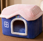 Pet House Self-Warming Plush Stable Base