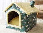 Pet House Self-Warming Plush Stable Base