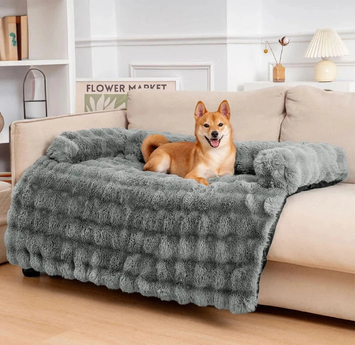 Pet Mat Plush Calming Non-Slip Machine-Washable
