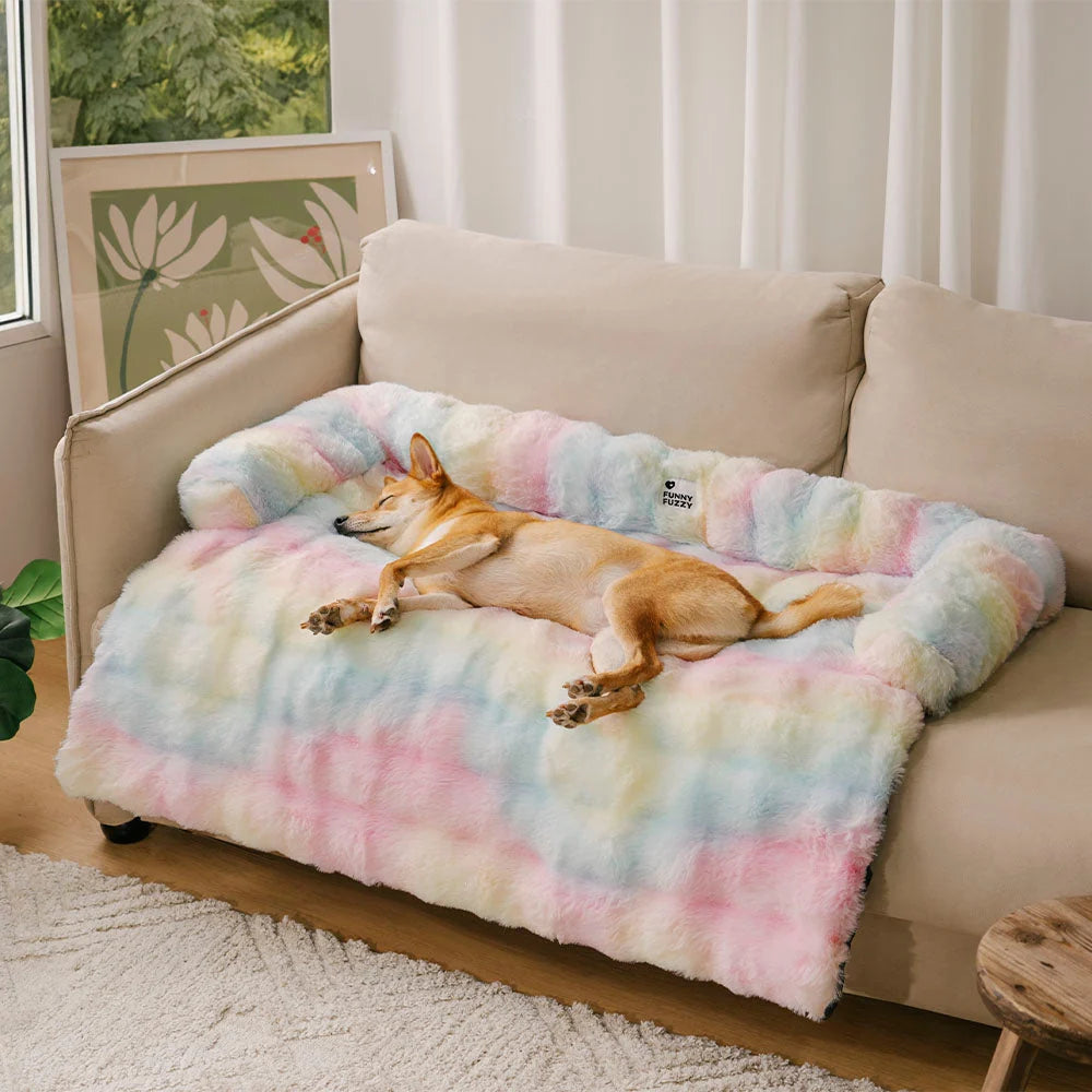 Pet Mat Plush Calming Non-Slip Machine-Washable