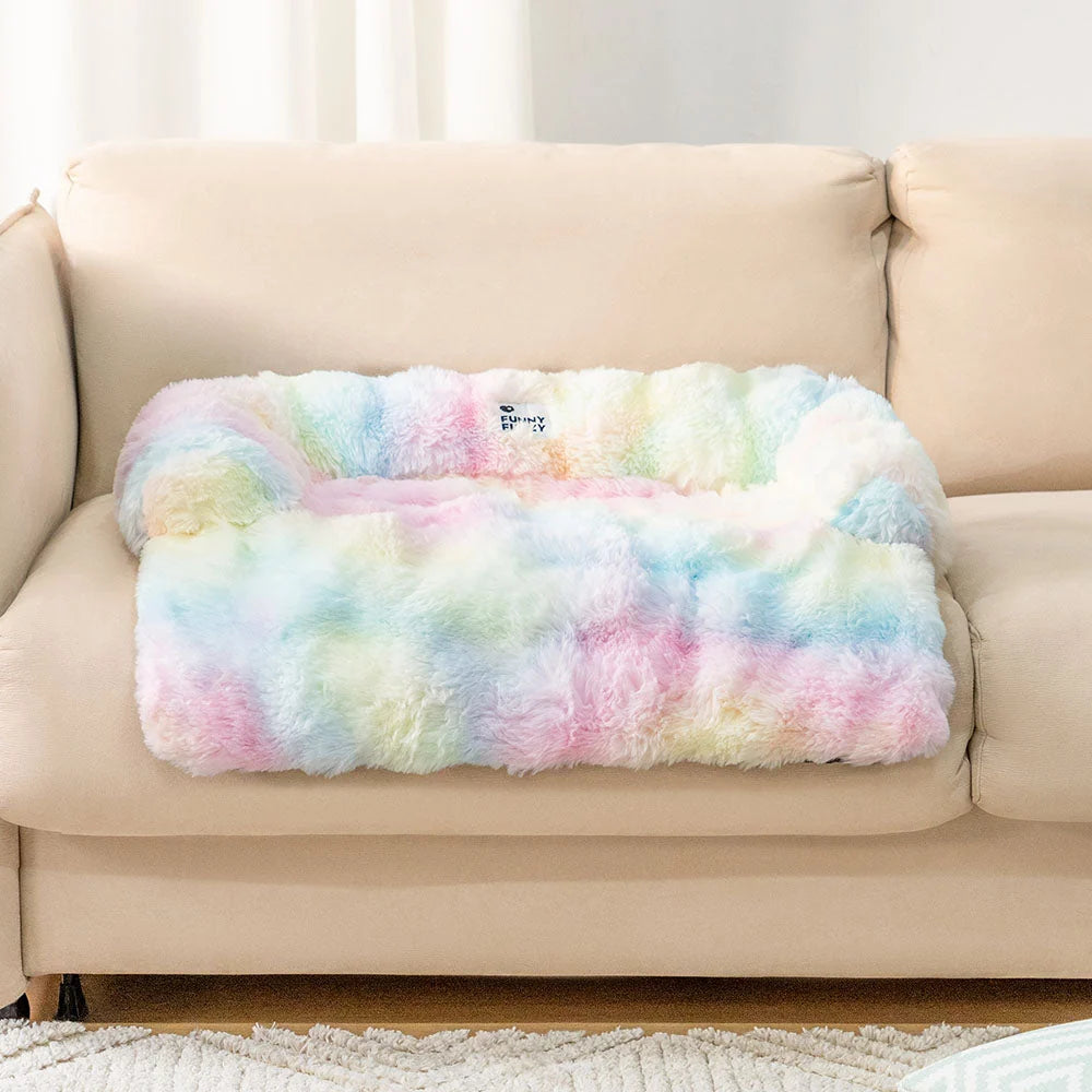 Pet Mat Plush Calming Non-Slip Machine-Washable