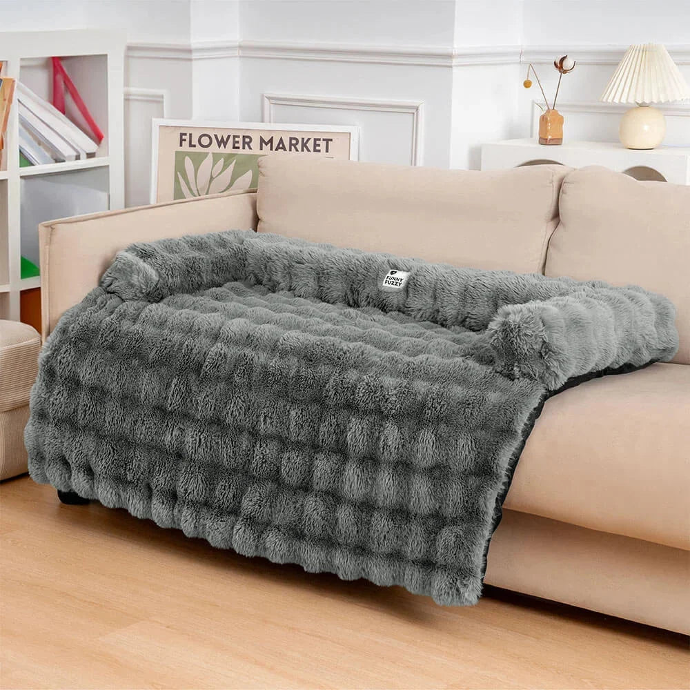 Pet Mat Plush Calming Non-Slip Machine-Washable