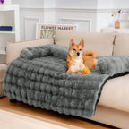 Pet Mat Plush Calming Non-Slip Machine-Washable