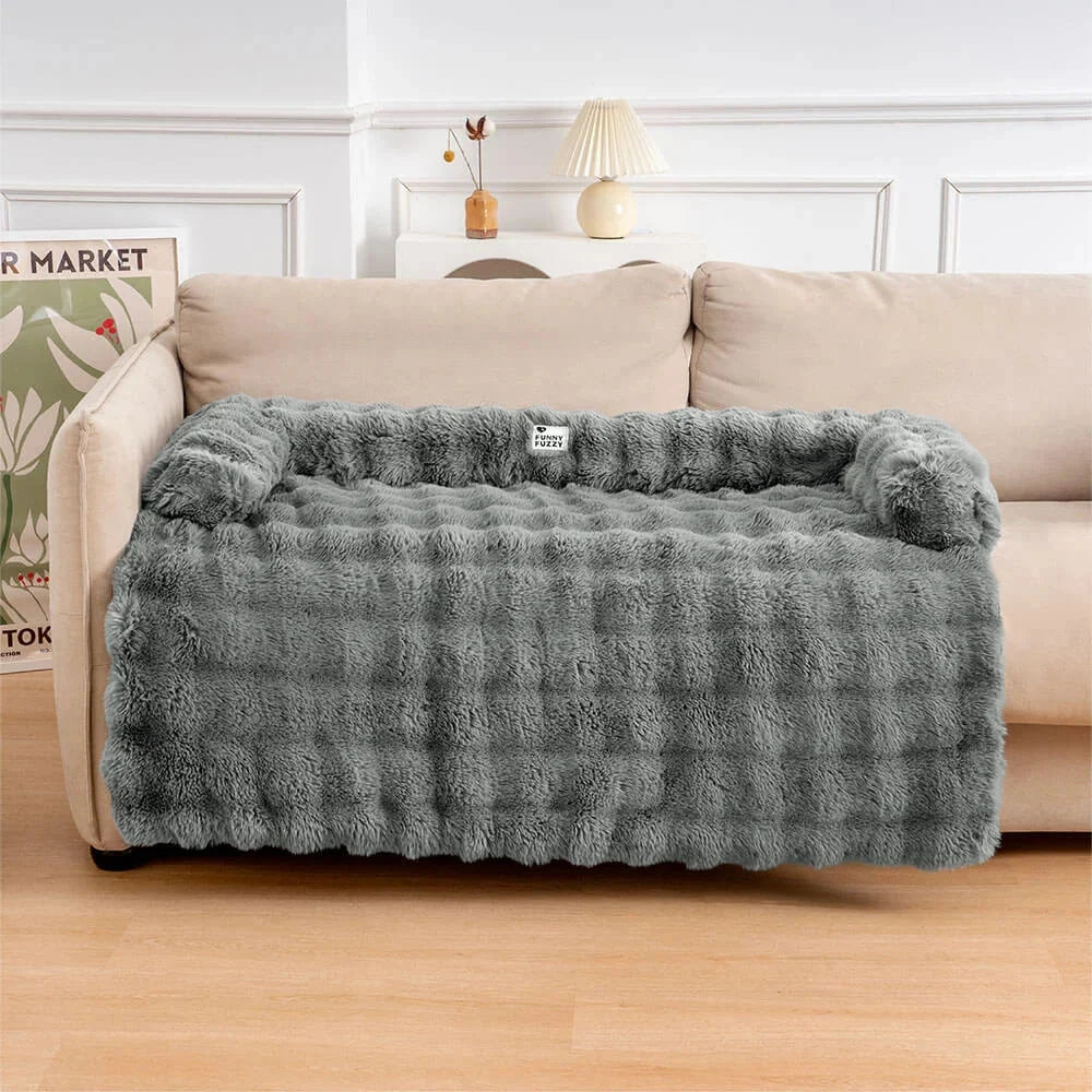 Pet Mat Plush Calming Non-Slip Machine-Washable