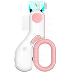 Pet Nail Clipper LED Light Stainless Steel Blades