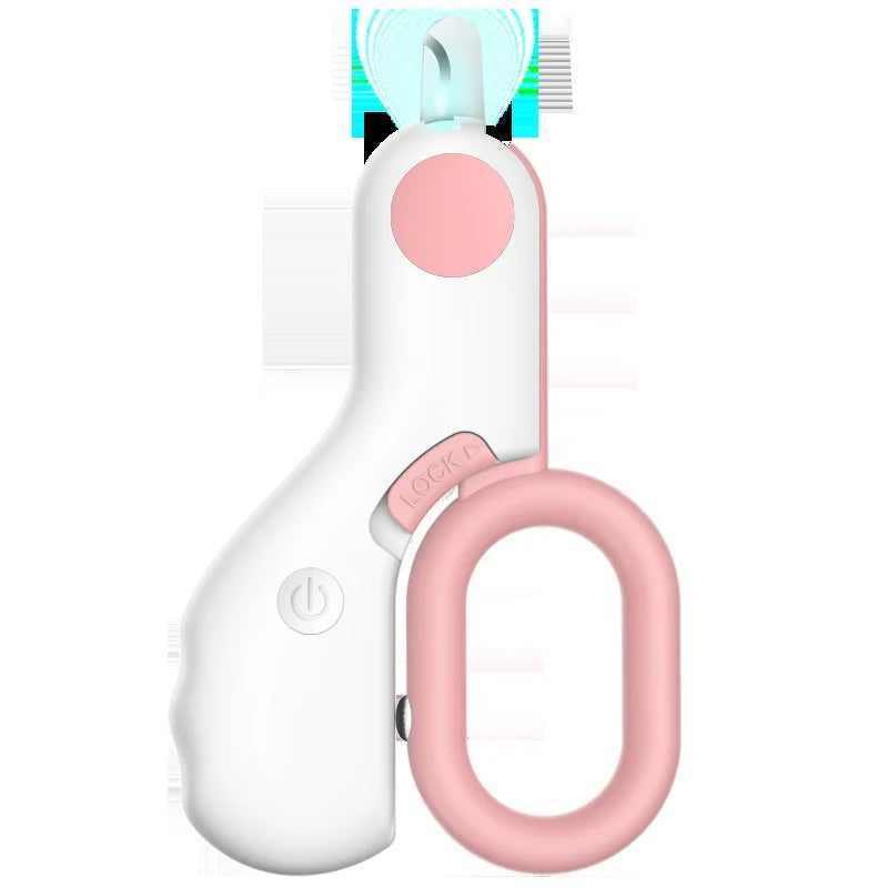 Pet Nail Clipper LED Light Stainless Steel Blades